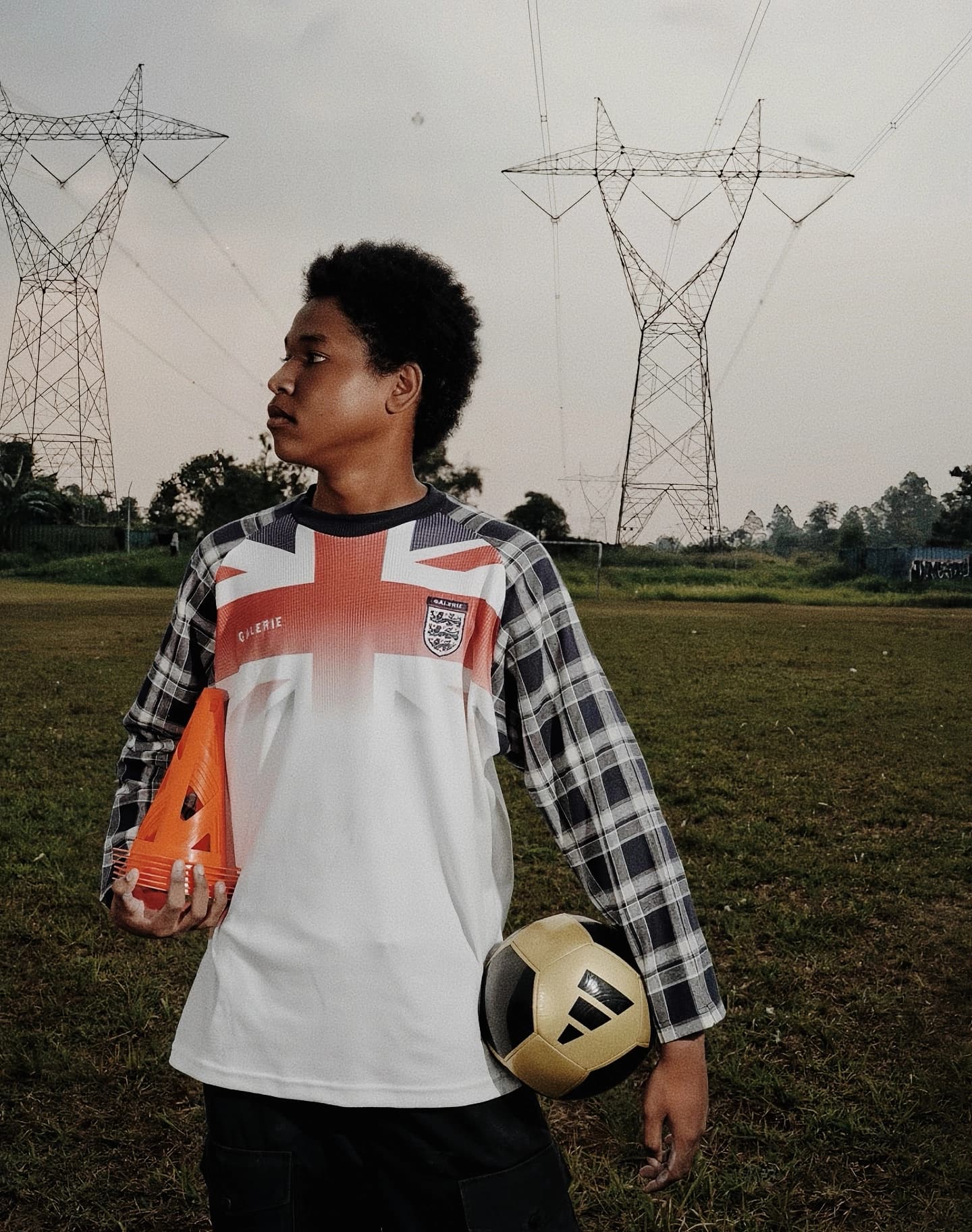 WAFFLE LONGSLEEVE -  England