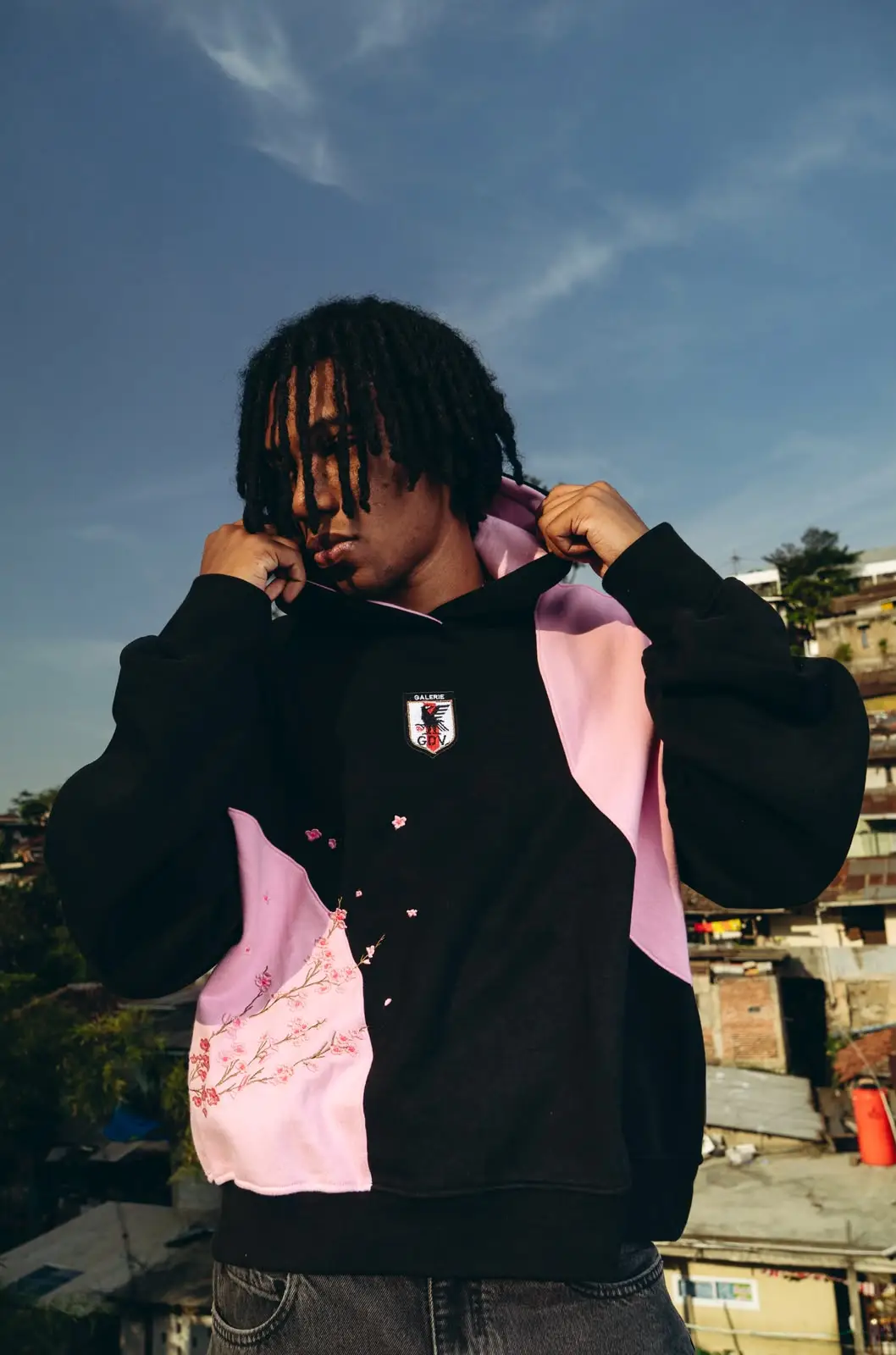 GDV - SLEEVE PAD SAKURA HOODIE - 1