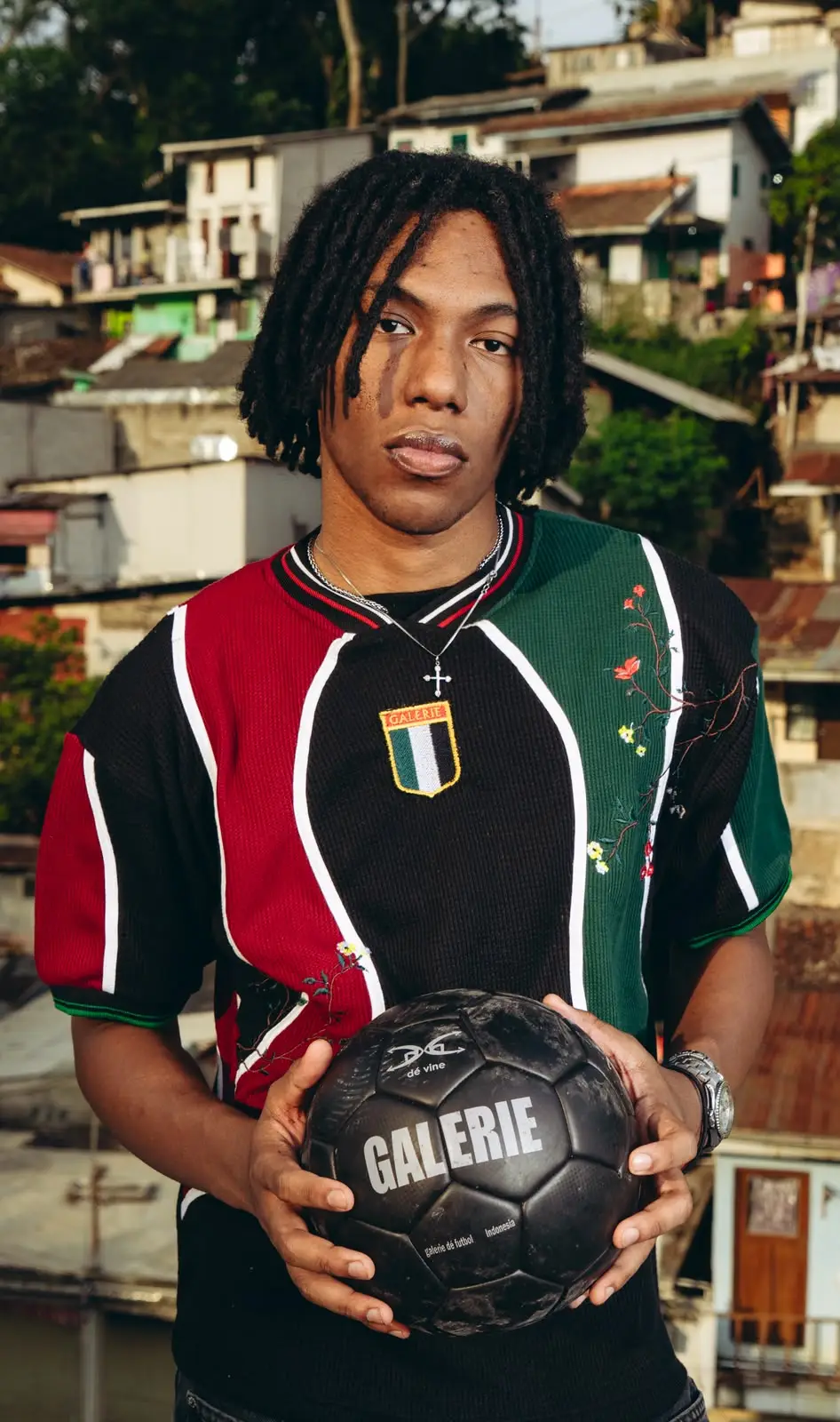 GDV - PALESTINE FLOWER WAFFLE JERSEY - 1